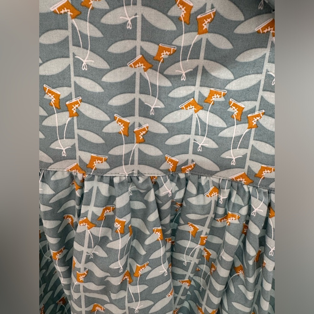 NWOT Little Moony 3-4Y Cotton Dress with Tulip Sleeves and Bow - Picture 9 of 13
